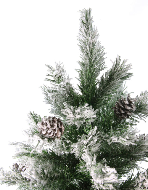 Load image into Gallery viewer, 6&#39; Medium Flocked Angel Pine Artificial Christmas Tree - Unlit
