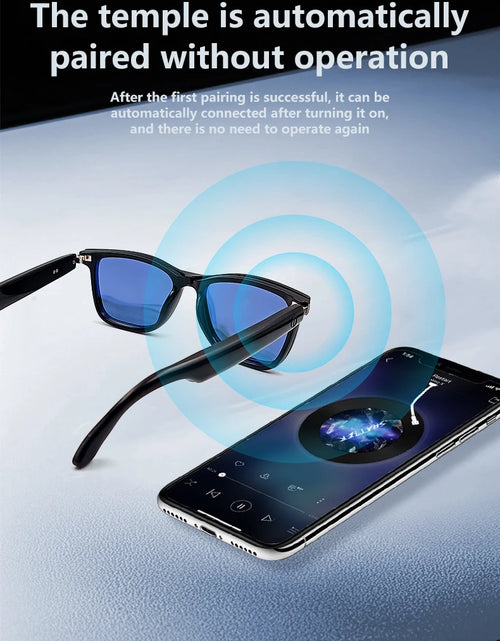 Load image into Gallery viewer, Magnetic Smart Glasses:Blue Light Filtering Polarized Sunglass 2in1 Lenses Audio Built-in Mic &amp; Speakers Touch &amp; Voice Assistant
