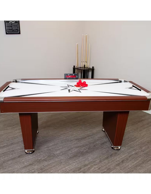 Load image into Gallery viewer, Midtown 6 Ft. Air Hockey Family Game Table W/ Electronic Scoring, High-Powered Blower, Strikers and Pucks
